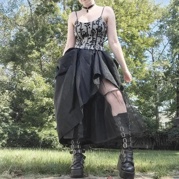 navy blue dress for baby girl goth vintage 90s floral beaded prom gown with scalloped neckline